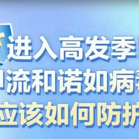 🌸如何预防甲流和诺如病毒🌸——蓝天幼儿园科普小知识