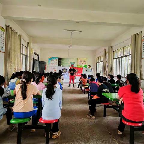 让生命之花常开——双凤乡古奇小学防溺水演练活动
