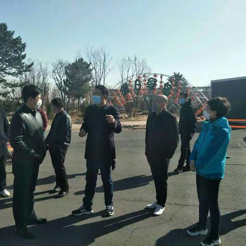 区政府党组副书记孙辉亮到假日绿岛景区督导复工复产工作