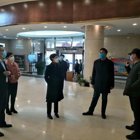 区政府党组副书记孙辉亮到星级酒店督导复工复产工作