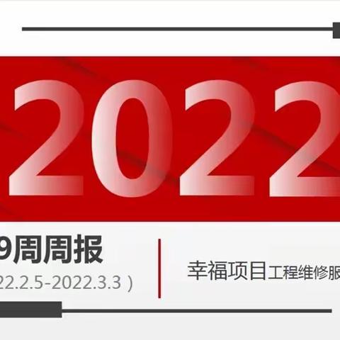 2022年第9周周报（2022年2月25日—2022年3月3日）