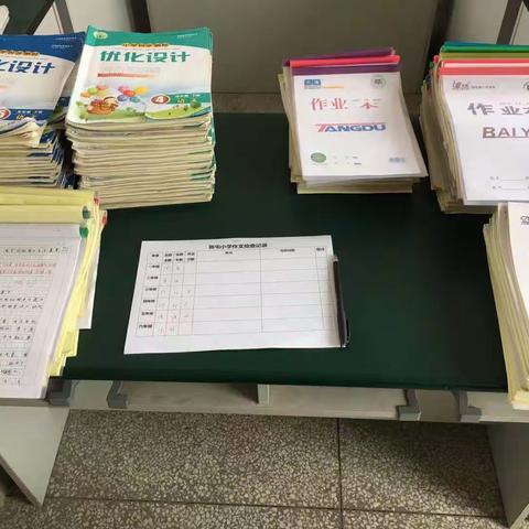 常规检查，助力教学——尚村镇中心学校张屯小学