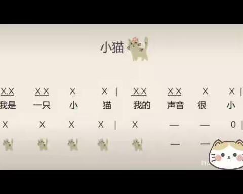 【云相约 动起来】师幼线上互动——《大猫小猫》（香河二幼小班级部）