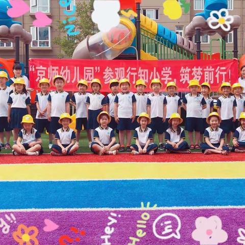 京师幼儿园《幼小衔接班》参观行知学校小学部、筑梦前行！