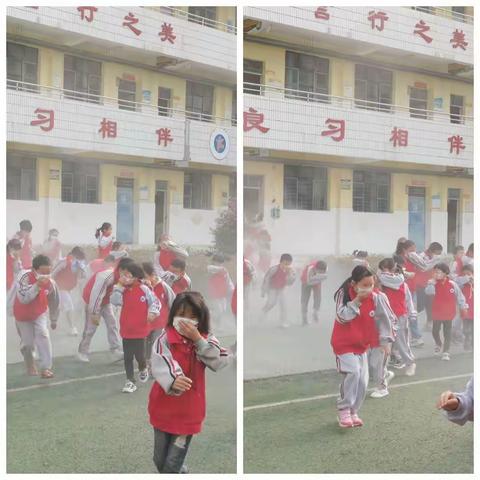 强思想  家警校  常演练  重预防——蒙自市雨过铺中心学校校园安全宣传暨应急演练活动