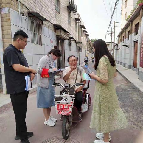 铁塔街道办事处深入社区开展预防未成年人溺水宣传活动