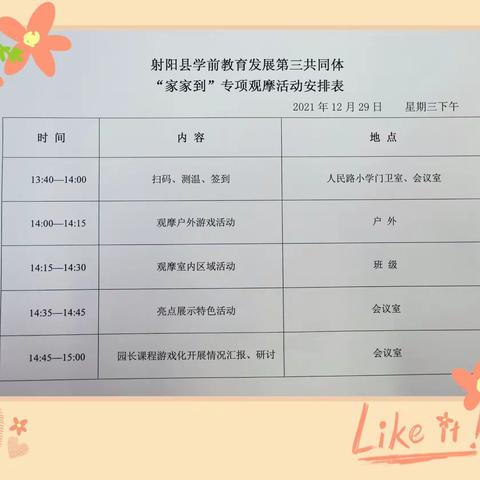 【射阳县人民路小学附属幼儿园】幼教携手 共促发展——射阳县学前教育发展第三共同体 “家家到”专项观摩活动