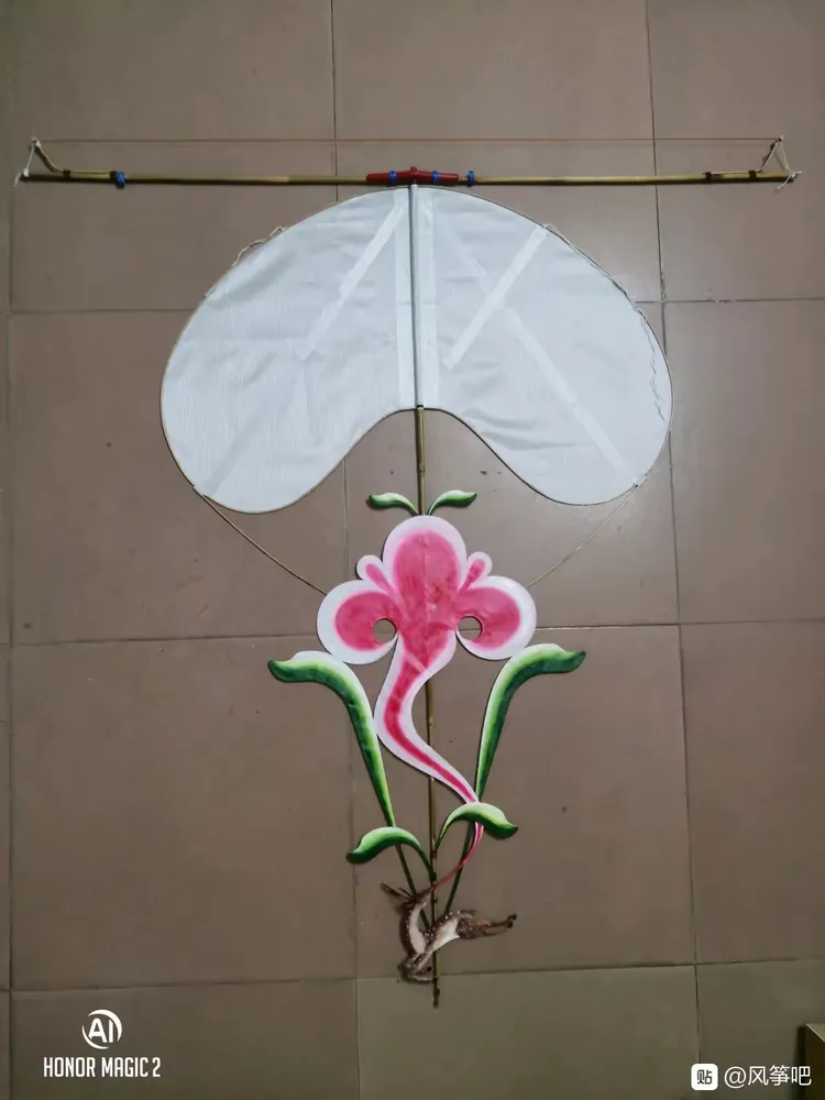 灵芝风筝制作与放飞