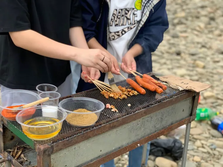 280班野外烧烤活动