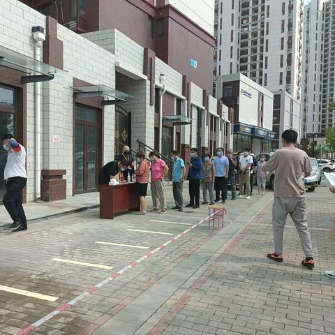 平安办助力丁字山社区  圆满完成核酸检测演练任务