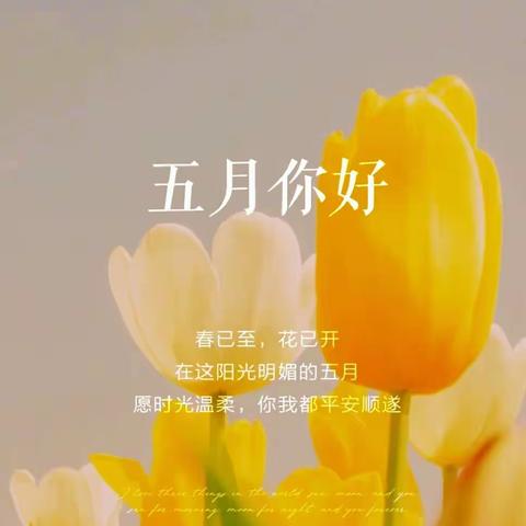 ☀️浓情五月，快乐成长🌻