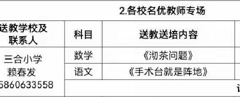 冬日暖阳沐人心，名师送教显真情——平和县2022年小学名优教师送教送培活动（三合小学）