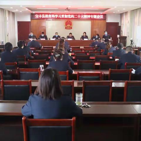 宝丰县税务局召开学习贯彻党的二十大精神专题会议