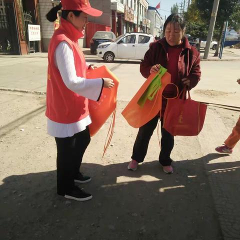 洋河南镇团委组织开展创城入户宣传活动