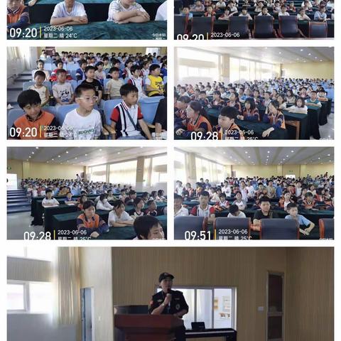 平安救援进校园，防溺水安全讲座    孟寺镇中心小学  2023.6.6