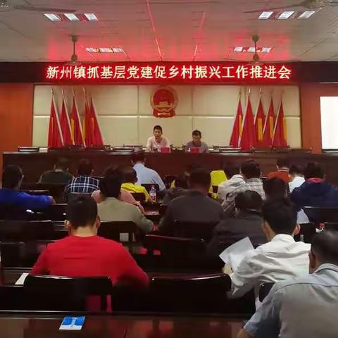 新州镇召开抓基层党建促乡村振兴工作推进会