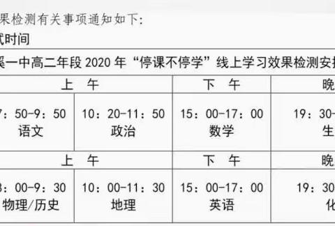 线上教学战疫情   云端测试克时艰——尤溪一中高二年段组织线上测试