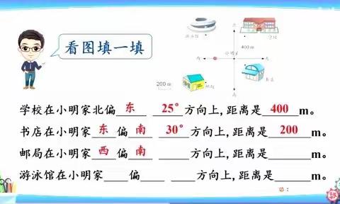 六年级数学微课——位置与方向（二）