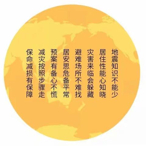 地震了，怎么办？