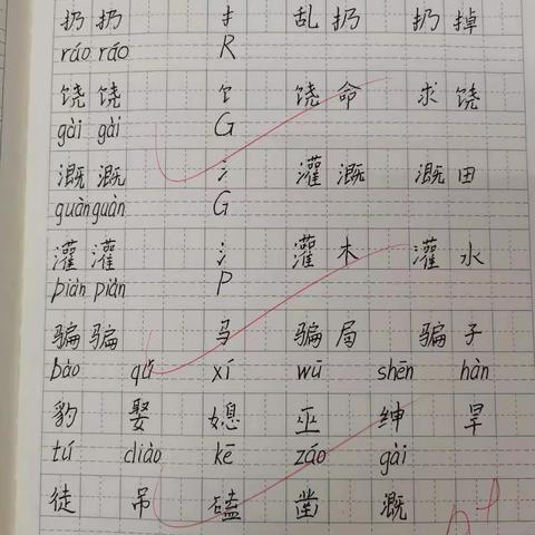 认真书写的字，温暖你我冬天