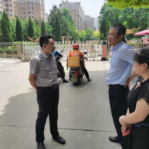 区委常委、组织部部长杨爱民赴西关街道检查督导创文工作开展情况