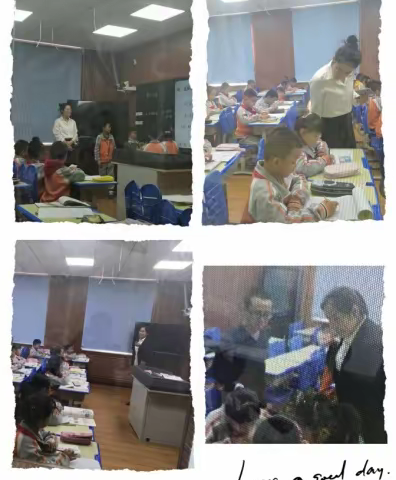 泰来县教师进修学校送教下乡业务指导大兴小学与幼儿园现场