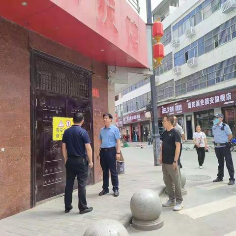 镇城社区——“百日行动”自建房安全整治活动