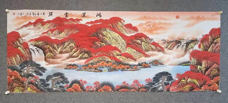 书画家曹孝冬丹青水墨国画山水欣赏——书画艺术专题报道