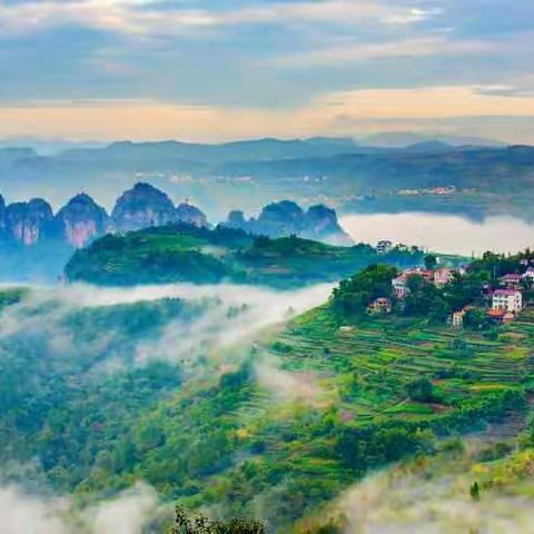 穿岩十九峰的另一面