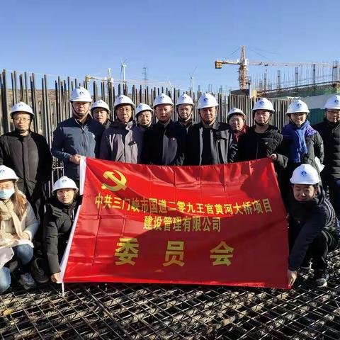 项目工地党旗红，提质增效当先锋