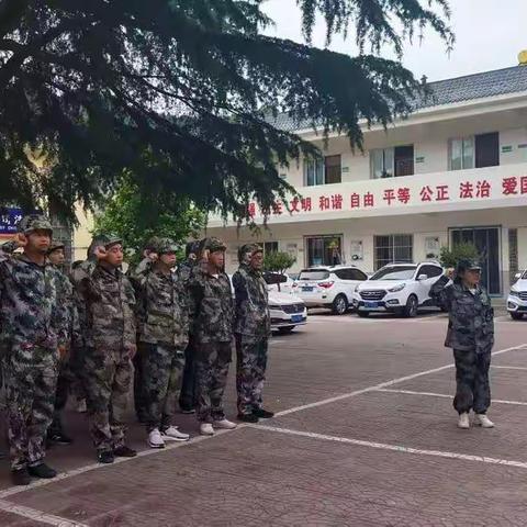 以梦为马，微笑前行！  辋川镇民兵点验大会记实