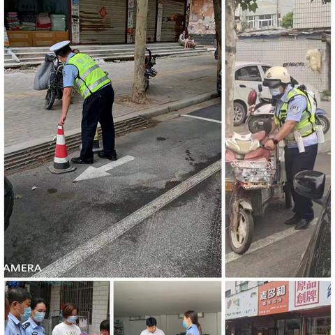 尉氏县公安局交警大队深入社区积极开展交通隐患排查及交通安全宣传工作