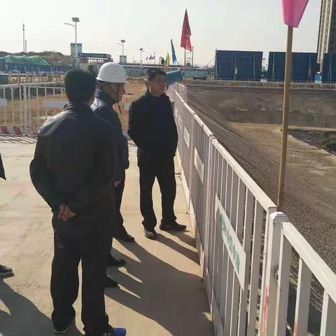 办领导赴东区CBD地下环路现场调研