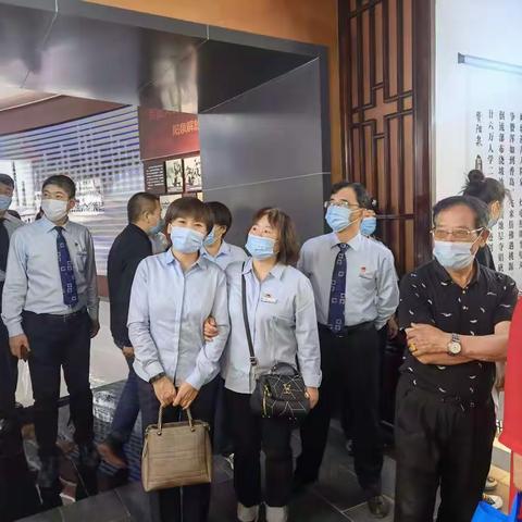 南大街支行参观阳泉市规划展览馆