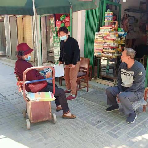 顺河回族区铁塔街道北门社区开展“三零”创建宣传活动