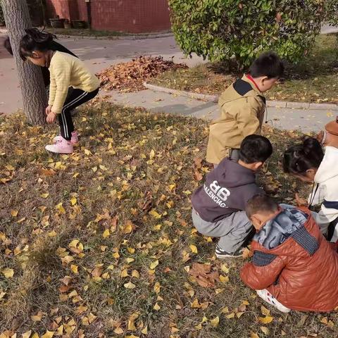 马村镇欧隆幼儿园大班--来自大自然的馈赠   树叶手工