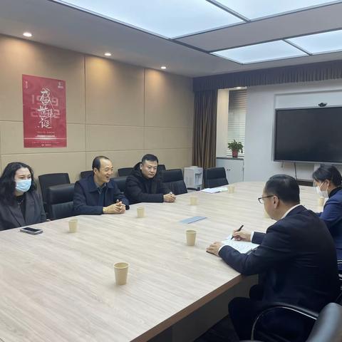 柏树林街道主任张力走访陕西易通人力资源股份有限公司