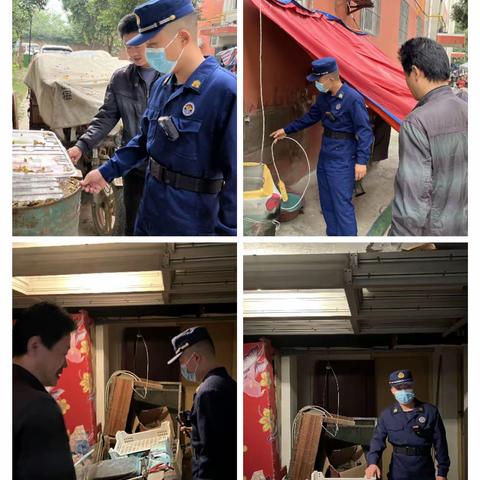 防微杜渐  未雨绸缪——西咸大道小型消防救援站深入辖区单位全面开展节前消防安全专项巡查宣传工作