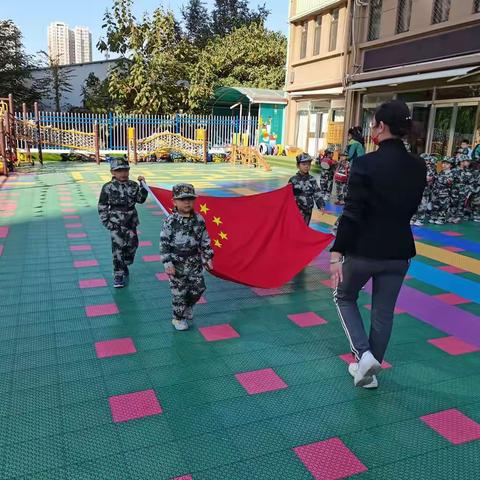 育星萌慧园“小小兵”国防运动会