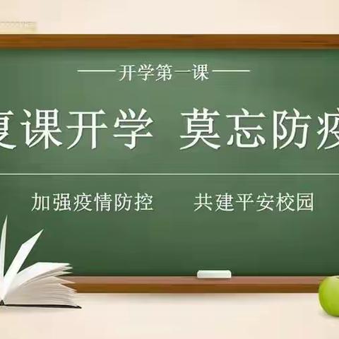 “疫”别多日，复学归来—淄川经济开发区第一小学复学第一课