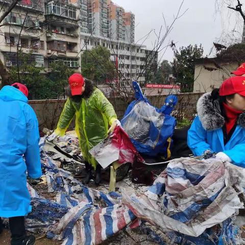 嘉园社区元宵节卫生大扫除
