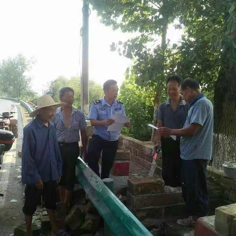 陈广村进垸入户15防工作提示