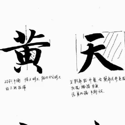 智永千字文临摹分析100