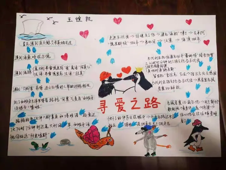 1804《爱心企鹅》阅读展示