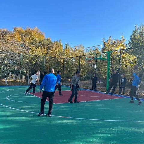 疫情防控不松懈 锻炼身体两不误—防务事业部组织开展“三分王”投篮比赛