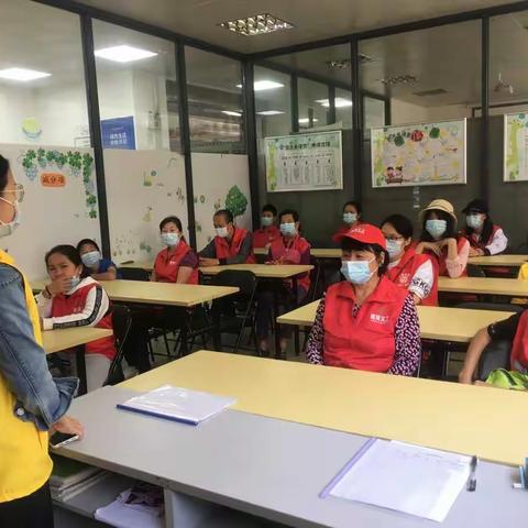 大手拉小手，你我心连心，上李朗社区志愿者共建绿色家园