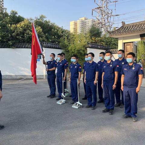 “喜迎二十大，全力保安全”——新乡红旗消防深入盆景园开展学雷锋主题党日活动