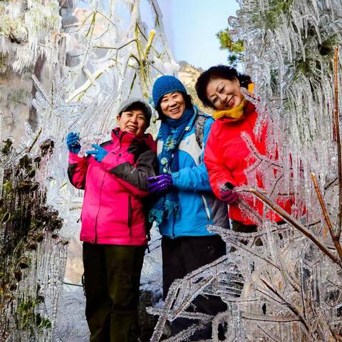 (1)元旦游天梯偶遇冰挂----2013年游山玩水回放