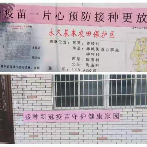 袁河村村“两委”下队走访，宣传疫情防控，疫苗接种理念