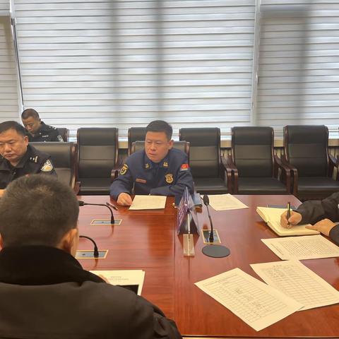 赵县公安局派出所消防办组织召开全国“两会”节前动员部署会